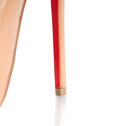 Christian Louboutin Patent So Kate 120 Pumps 38.5 Nude 8 of 9