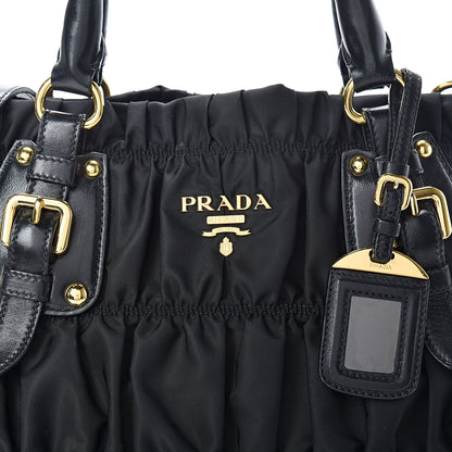 Prada Tessuto Nylon Gaufre Tote Black 8 of 15