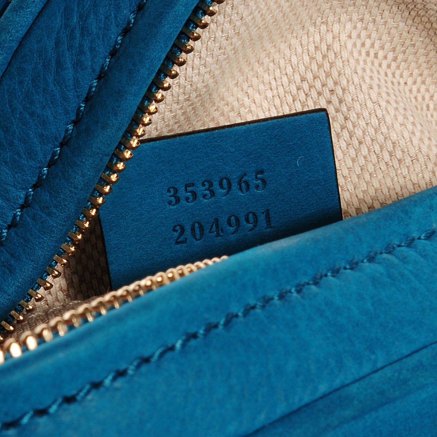 Vitello Range Mini Soho Chain Bag Deep Cobalt
