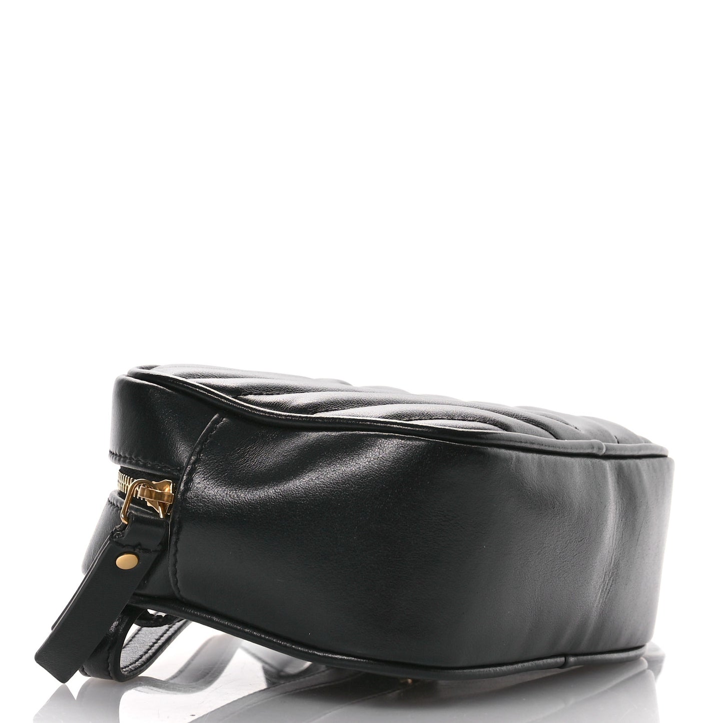 Calfskin Matelasse Monogram Lou Belt Bag Black