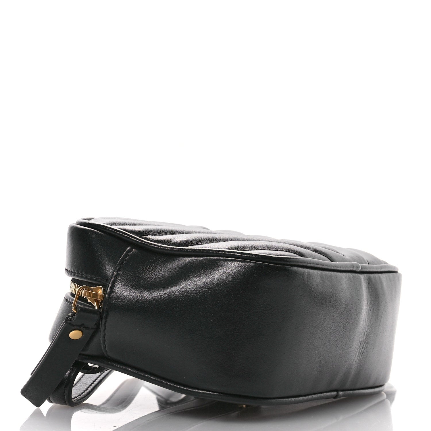 Saint Laurent Calfskin Matelasse Monogram Lou Belt Bag Black 4 of 10
