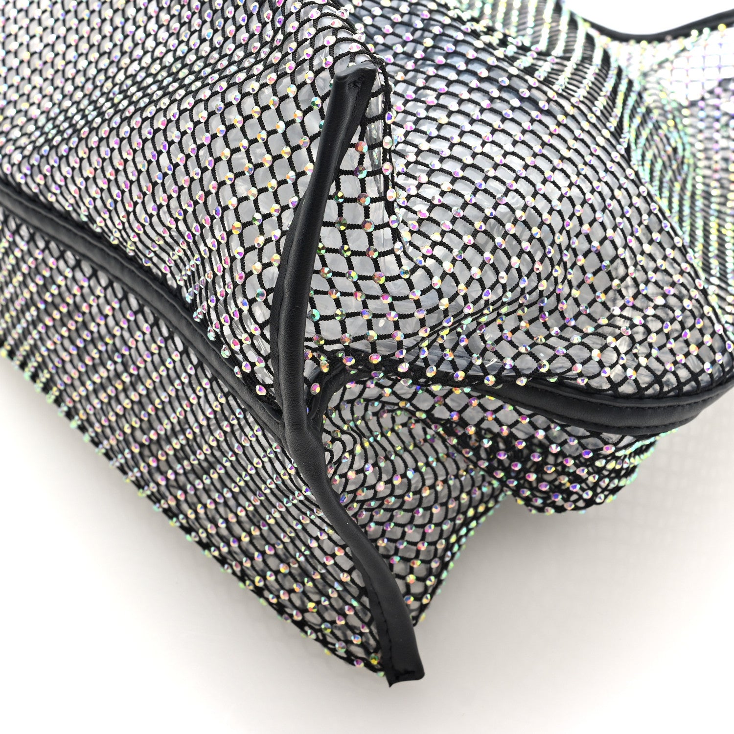 3.1 Phillip Lim PVC Crystal Mesh Market Tote Black 8 of 10