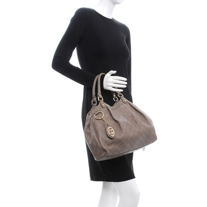 Gucci Guccissima Medium Sukey Tote Taupe 2 of 10