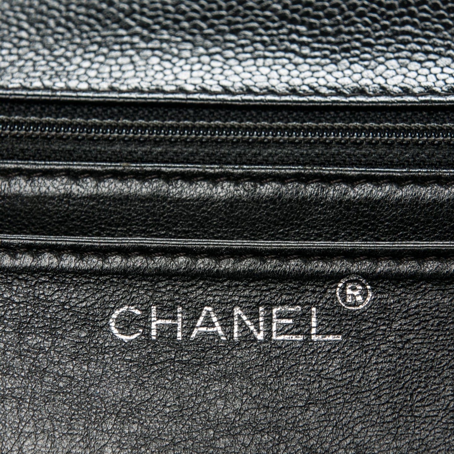 Caviar Quilted Jumbo Kelly Flap Black