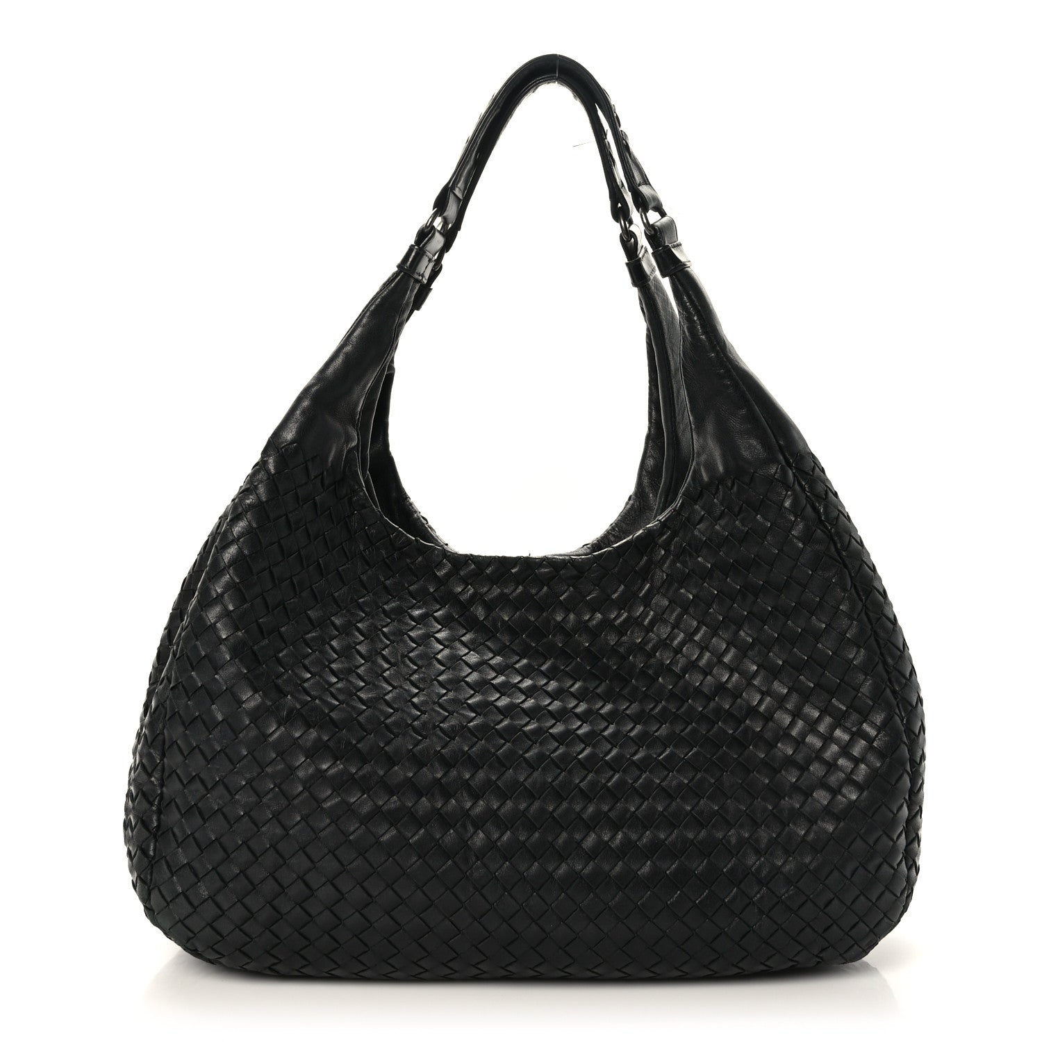 Bottega Veneta Nappa Intrecciato Large Campana Hobo Black 1 of 10