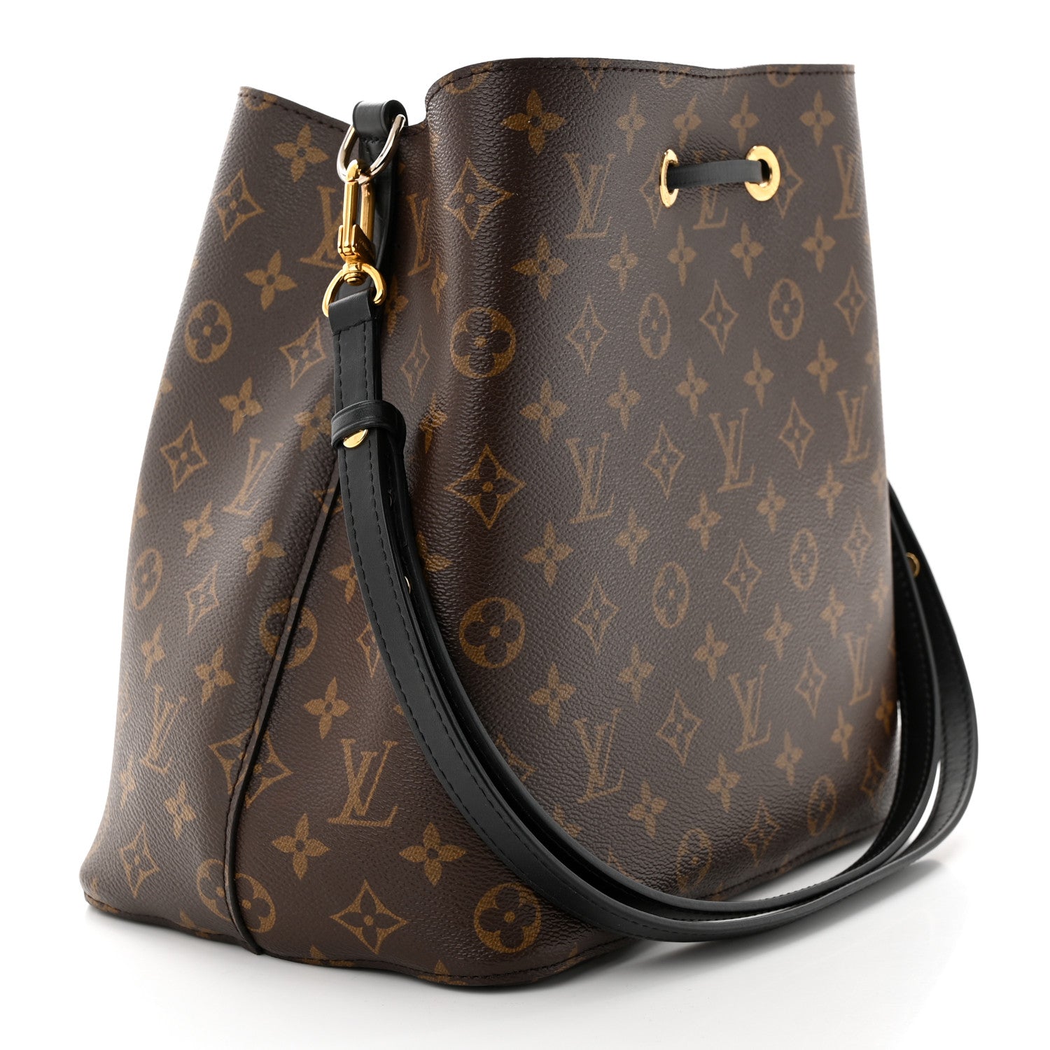 Louis Vuitton Monogram Neonoe MM Black 3 of 9