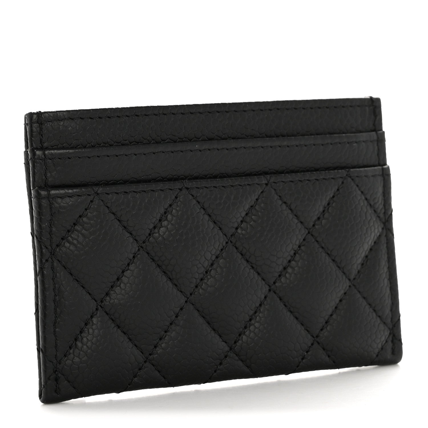 Chanel Caviar Quilted Boy Card Holder Black 3 of 8