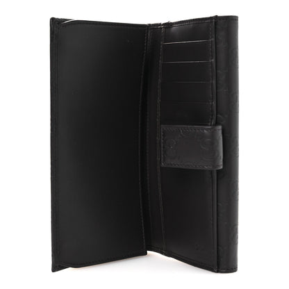 Gucci Guccissima Eclipse Continental Flap Wallet Dark Brown 5 of 10