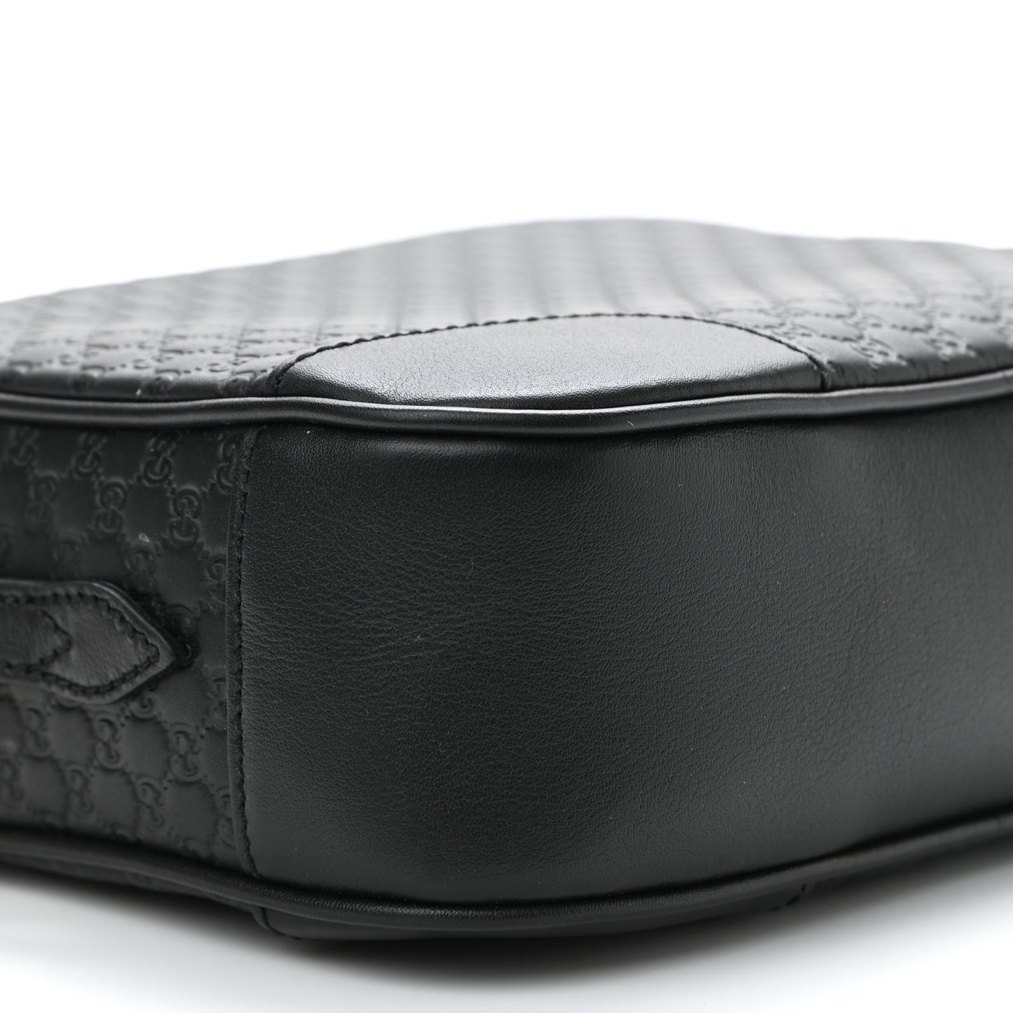 Microguccissima Mini Bree Messenger Bag Black