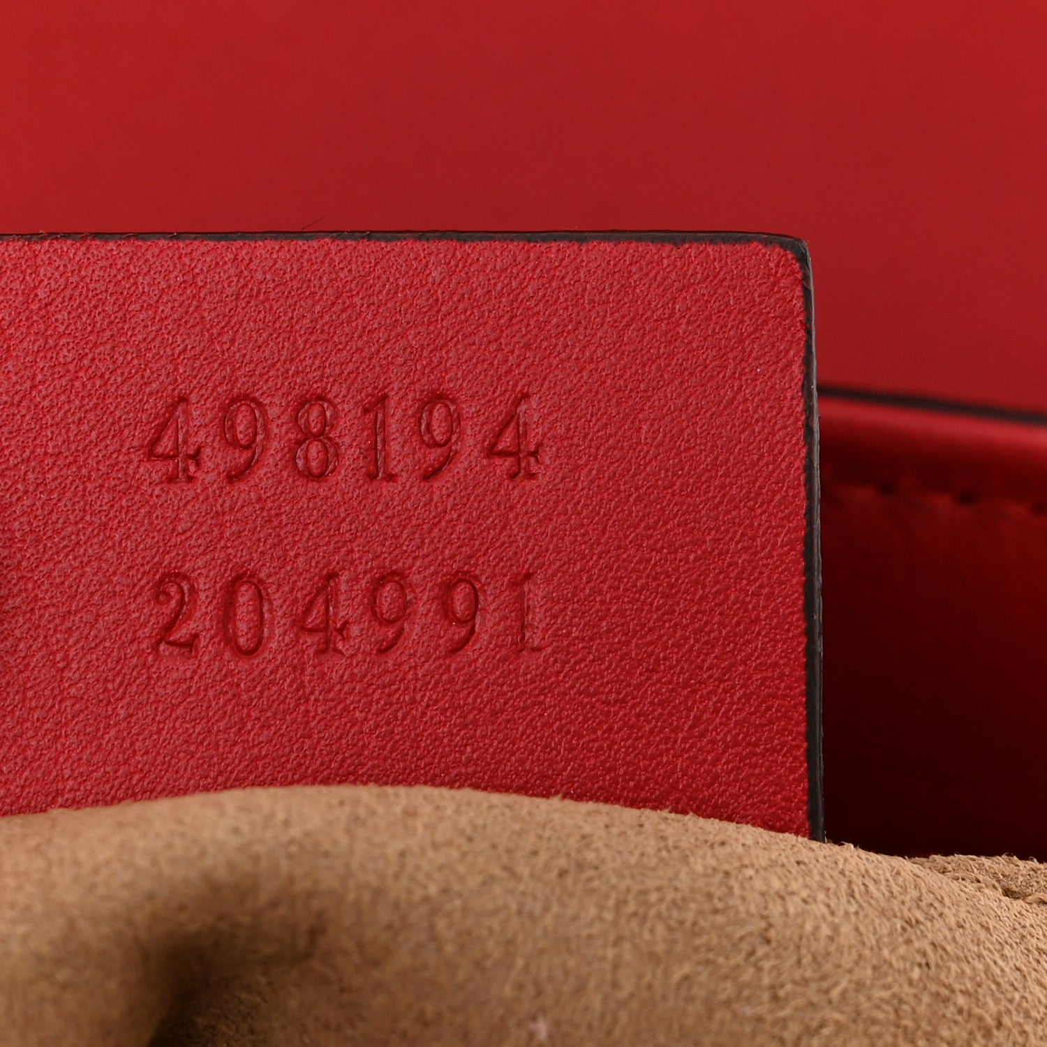 Gucci GG Supreme Monogram Calfskin Padlock Backpack Beige Hibiscus Red New Rosette 7 of 10