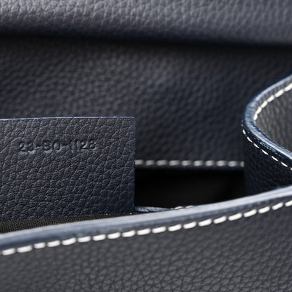 Christian Dior Grained Calfskin Mini Gallop Sling Bag Navy Blue 7 of 10