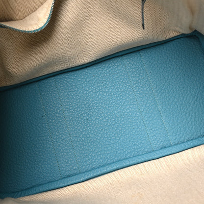Hermes Vache Country Garden Party 30 TPM Turquoise 5 of 11