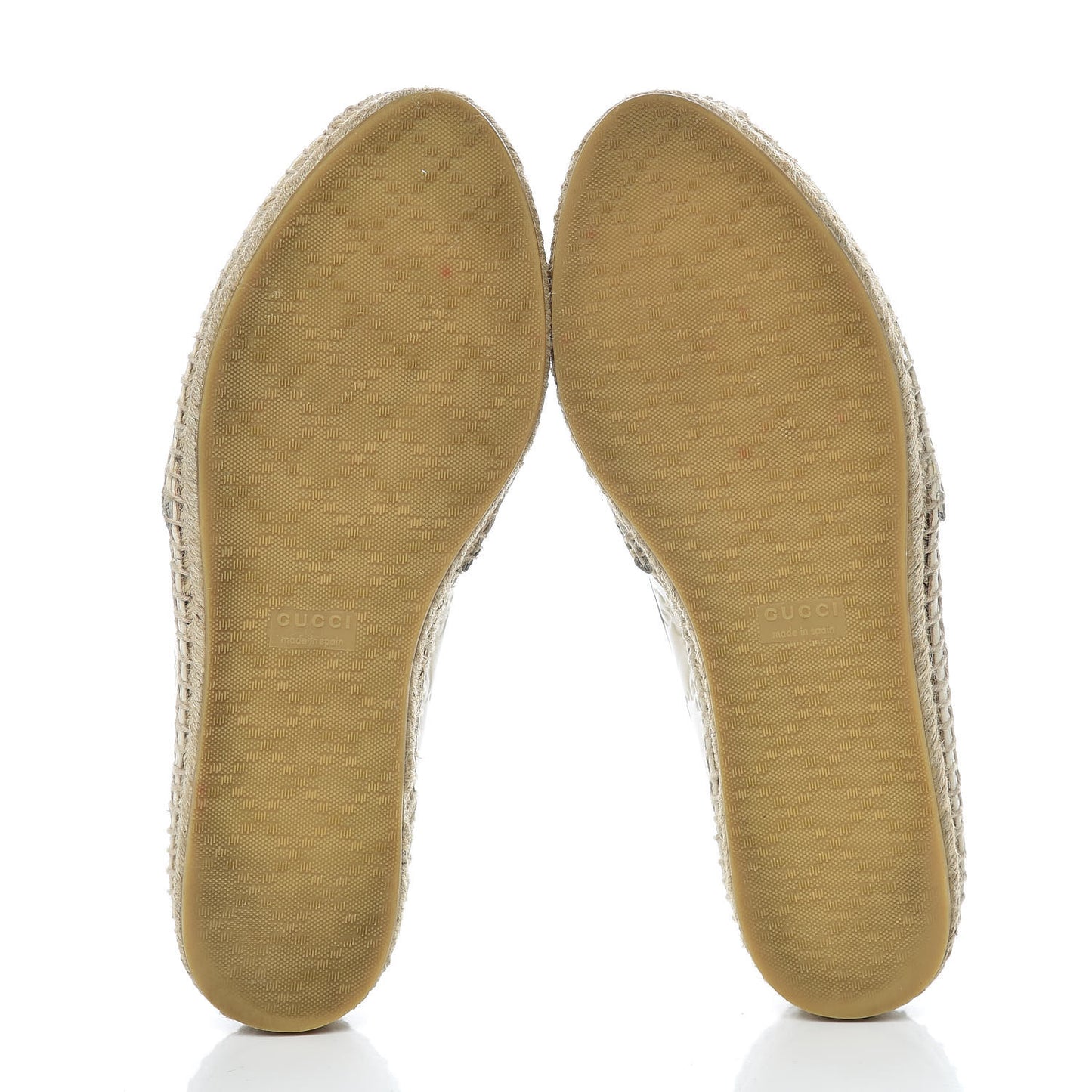 Guccissima Signature Espadrilles 37.5 Mystic White