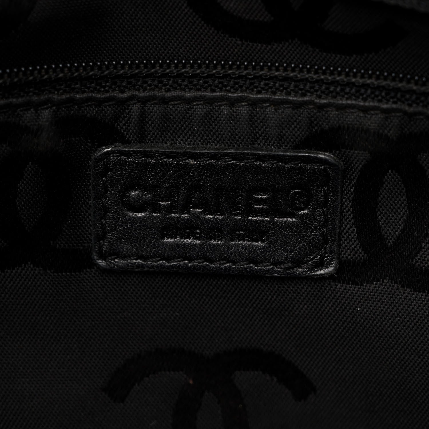 Chanel Calfskin Contrast Stitch Surpique Bowler Dark Brown 6 of 9