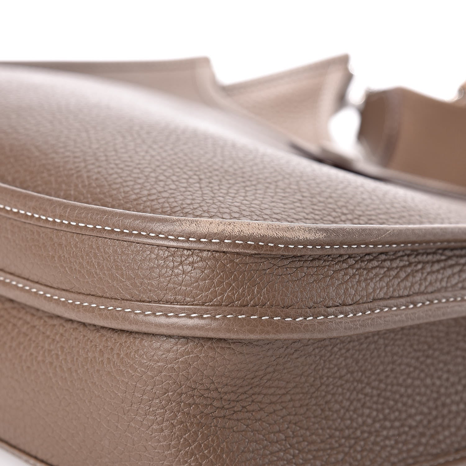 Hermes Taurillon Clemence Evelyne III PM Etoupe 12 of 14