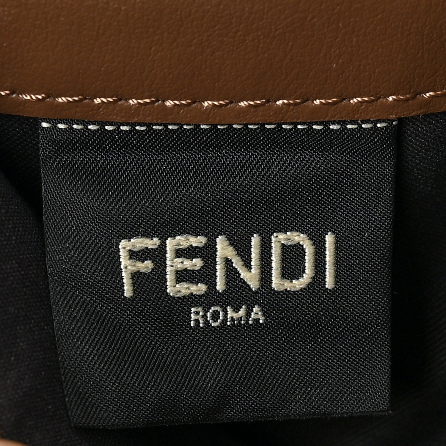 Fendi Vitello Soft F is Fendi Bi-Color FF 1974 Embossed Continental Envelope Wallet On Chain Maya Black 5 of 7