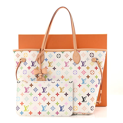 Louis Vuitton LV X TM Monogram Multicolor Neverfull MM White 11 of 11