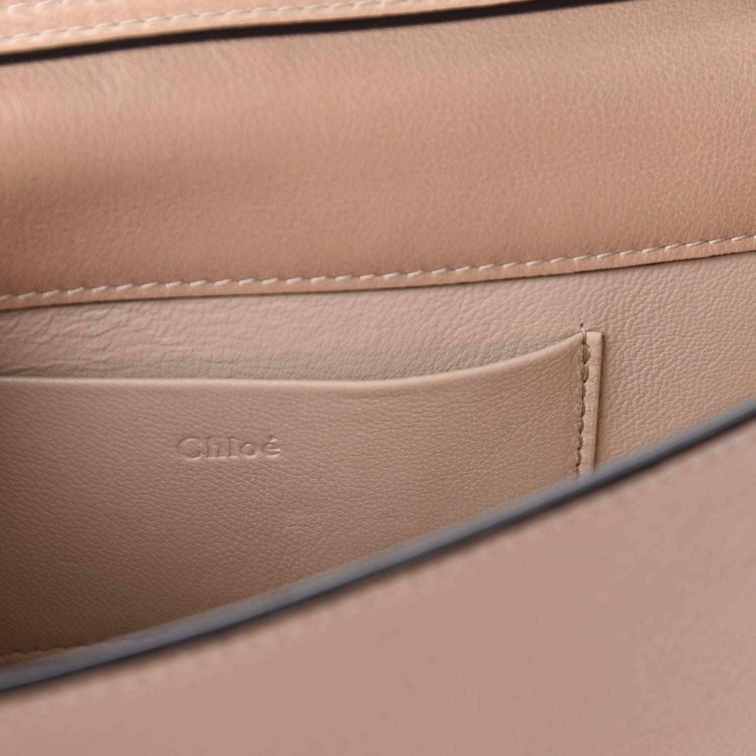 Chloe Calfskin Small Nile Bracelet Minaudiere Bag Biscotti Beige 8 of 11