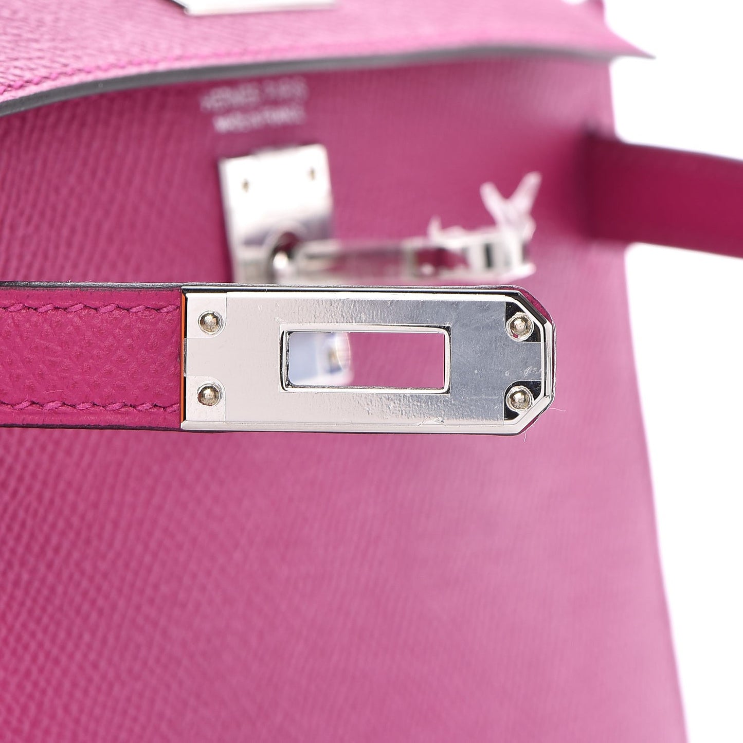 Epsom Mini Kelly Sellier 20 Rose Pourpre