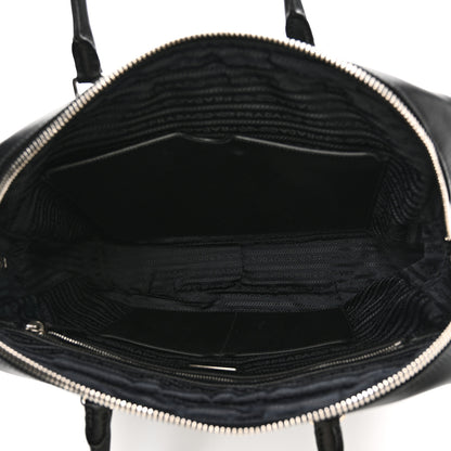 Prada Vitello City Briefcase Black 5 of 9