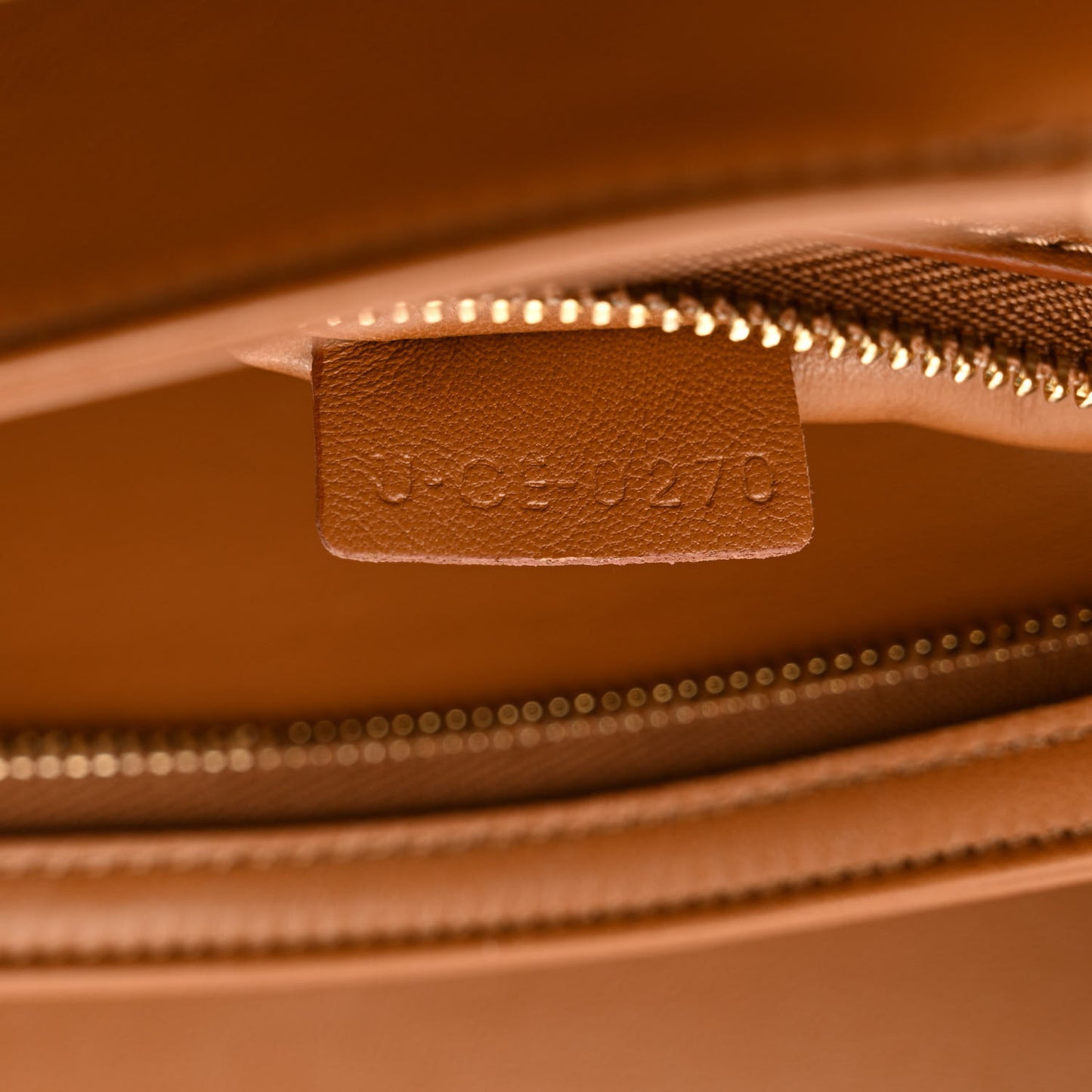 Textile Calfskin Classique Triomphe Bag Natural Tan