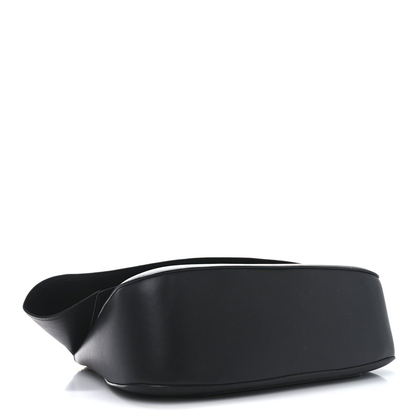 Smooth Calfskin Donut Chain Medium Ola Shoulder Bag Black