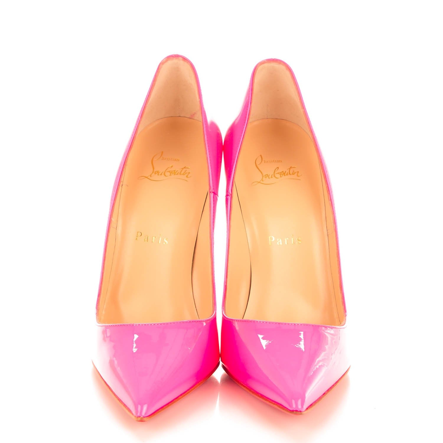 Christian Louboutin Patent So Kate 120 Pumps 37.5 Shocking Pink 2 of 10