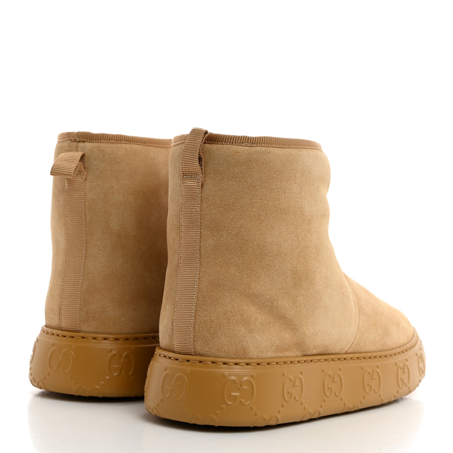 Suede Wool Womens Prestige Booties 37 Butterscotch