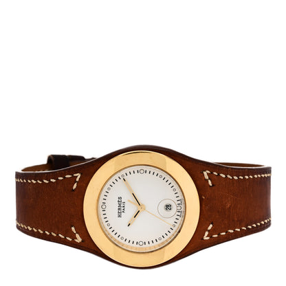 Hermes Stainless Steel Barenia 30mm Harnais Quartz Watch Fauve 2 of 5