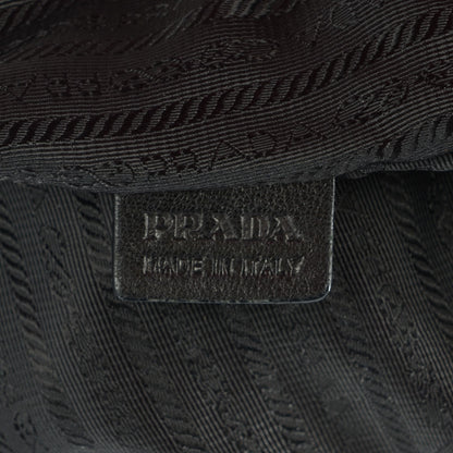 Prada Tessuto Nylon Nappa Shoulder Bag Nero Black 7 of 8