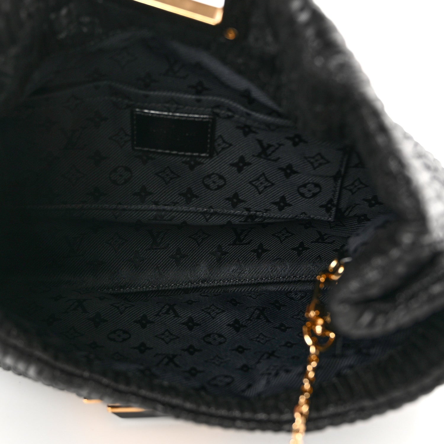 Louis Vuitton Jacquard Quilted Monogram Altair Clutch Black 5 of 6