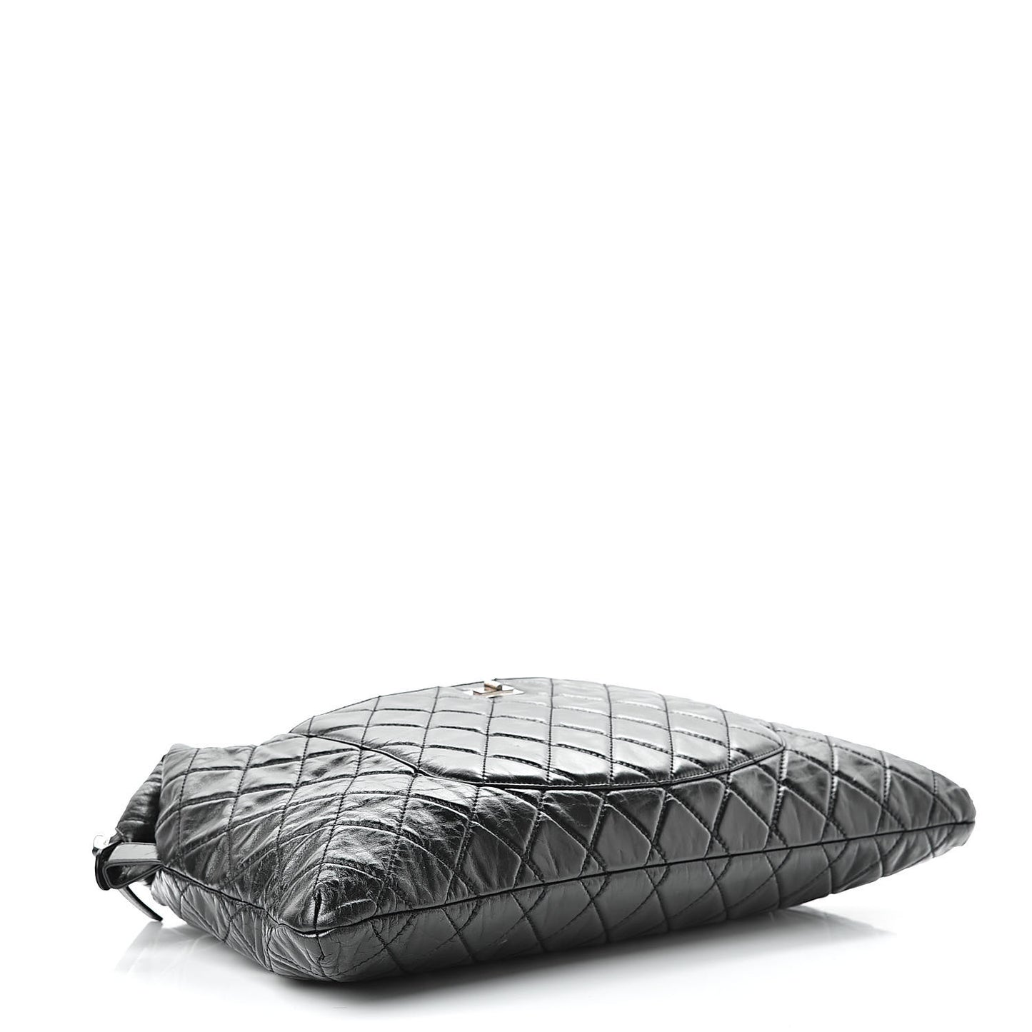 Aged Calfskin Oversized Reissue Overnight Tote Black