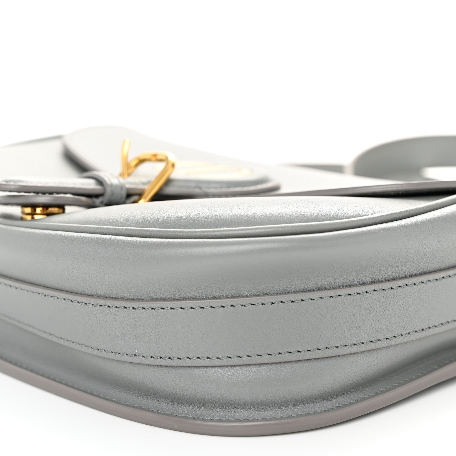 Christian Dior Box Calfskin Medium Bobby Flap Gray 9 of 9