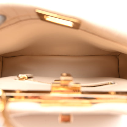 Fendi Crocodile Mini Peekaboo Iconic Satchel Beige Tortoise 5 of 9