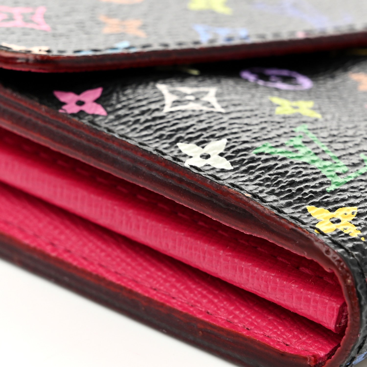 Louis Vuitton Monogram Multicolor Sarah Wallet NM Black Grenade 8 of 8