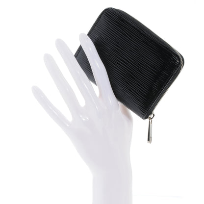 Louis Vuitton Electric Epi Zippy Coin Purse Wallet Black 2 of 6