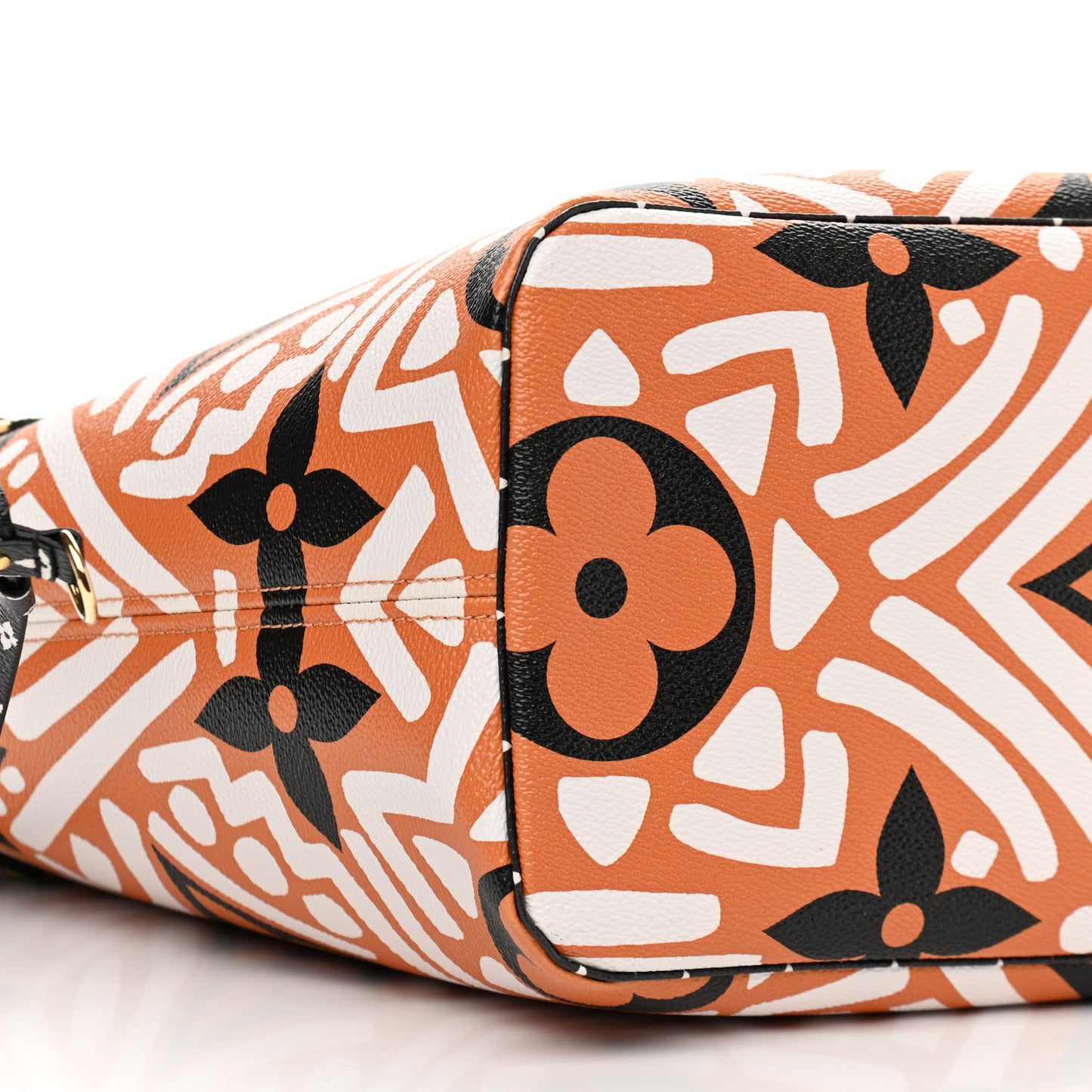 Monogram Giant Crafty Neverfull MM Creme Caramel