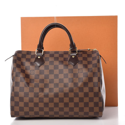 Louis Vuitton Damier Ebene Speedy 30 9 of 9