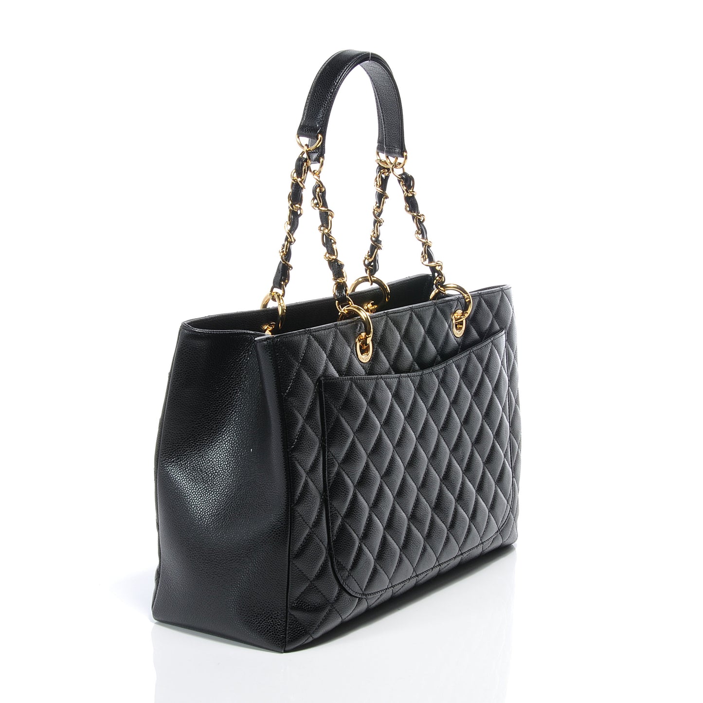 Caviar XL Grand Shopping Tote GST Black