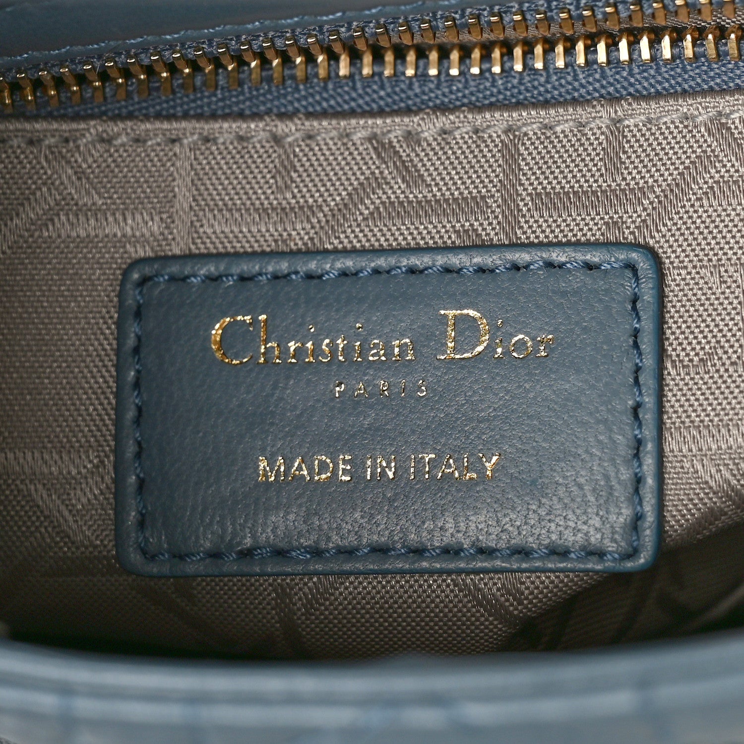 Christian Dior Lambskin Cannage Mini Lady Dior Cloud Blue 6 of 8