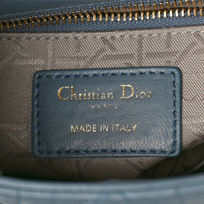 Christian Dior Lambskin Cannage Mini Lady Dior Cloud Blue 6 of 8
