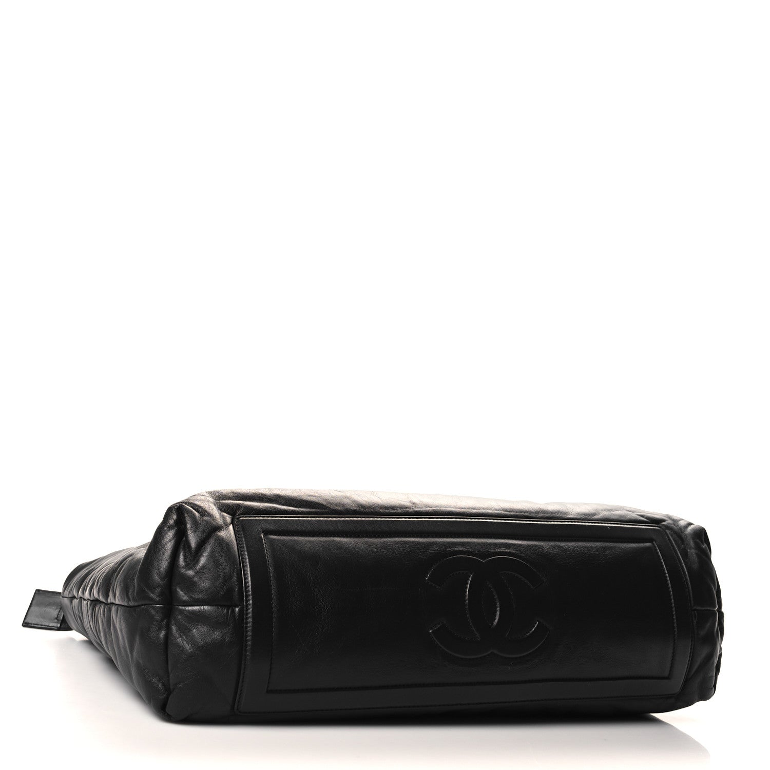 Chanel Lambskin COCO Cocoon Medium Zipped Tote Black 4 of 10