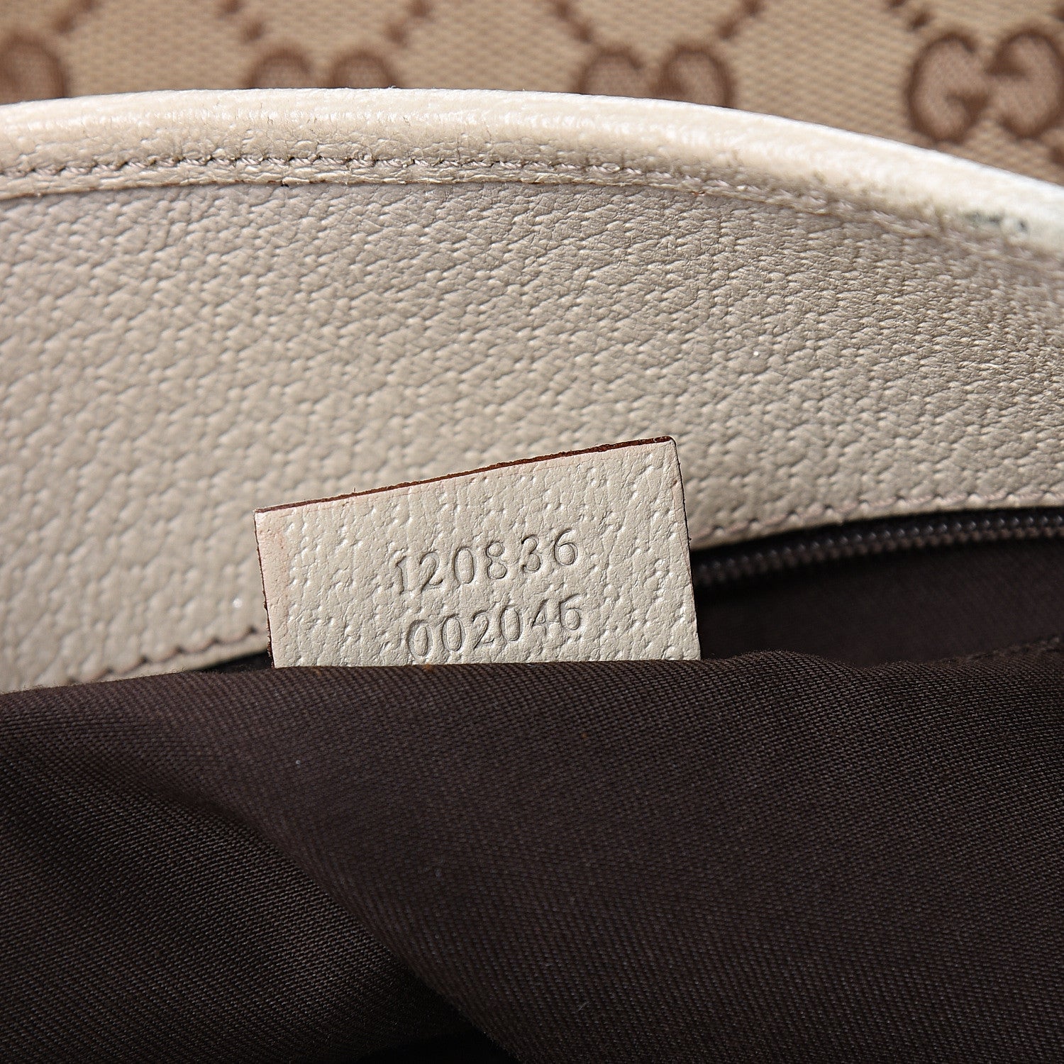 Gucci Monogram Large Eclipse Tote Beige White 8 of 11