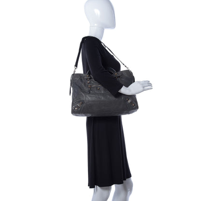 Balenciaga Agneau Giant 12 Rose Gold Hardware City Anthracite 2 of 9