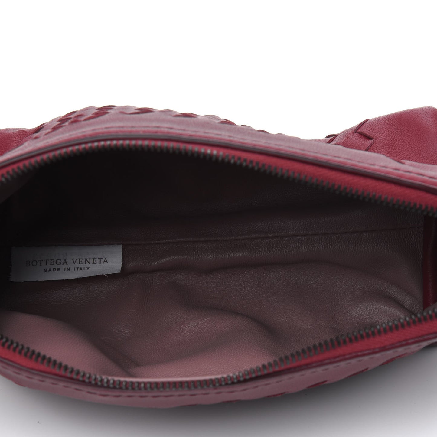 Intrecciato Cosmetic Pouch Baccara Rose