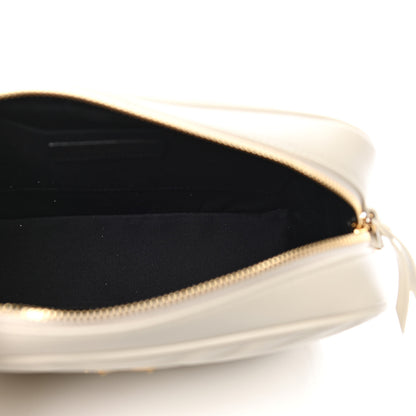 Saint Laurent Calfskin Matelasse Monogram Lou Camera Bag Crema Soft 6 of 10
