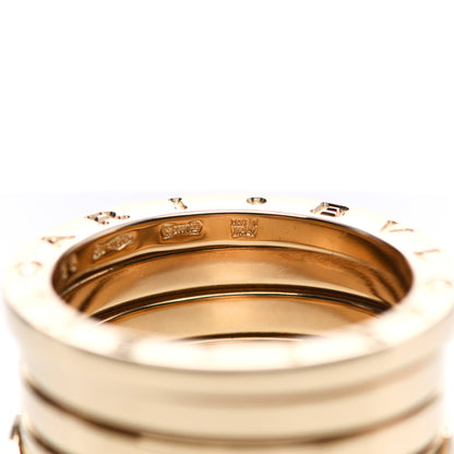 Bulgari 18K Yellow Gold B.Zero1 Four-Band Ring 56 7.5 5 of 7