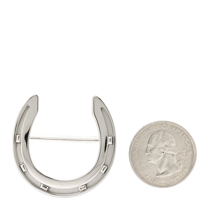 Hermes Palladium Fer A Cheval Scarf 90 Ring 2 of 4