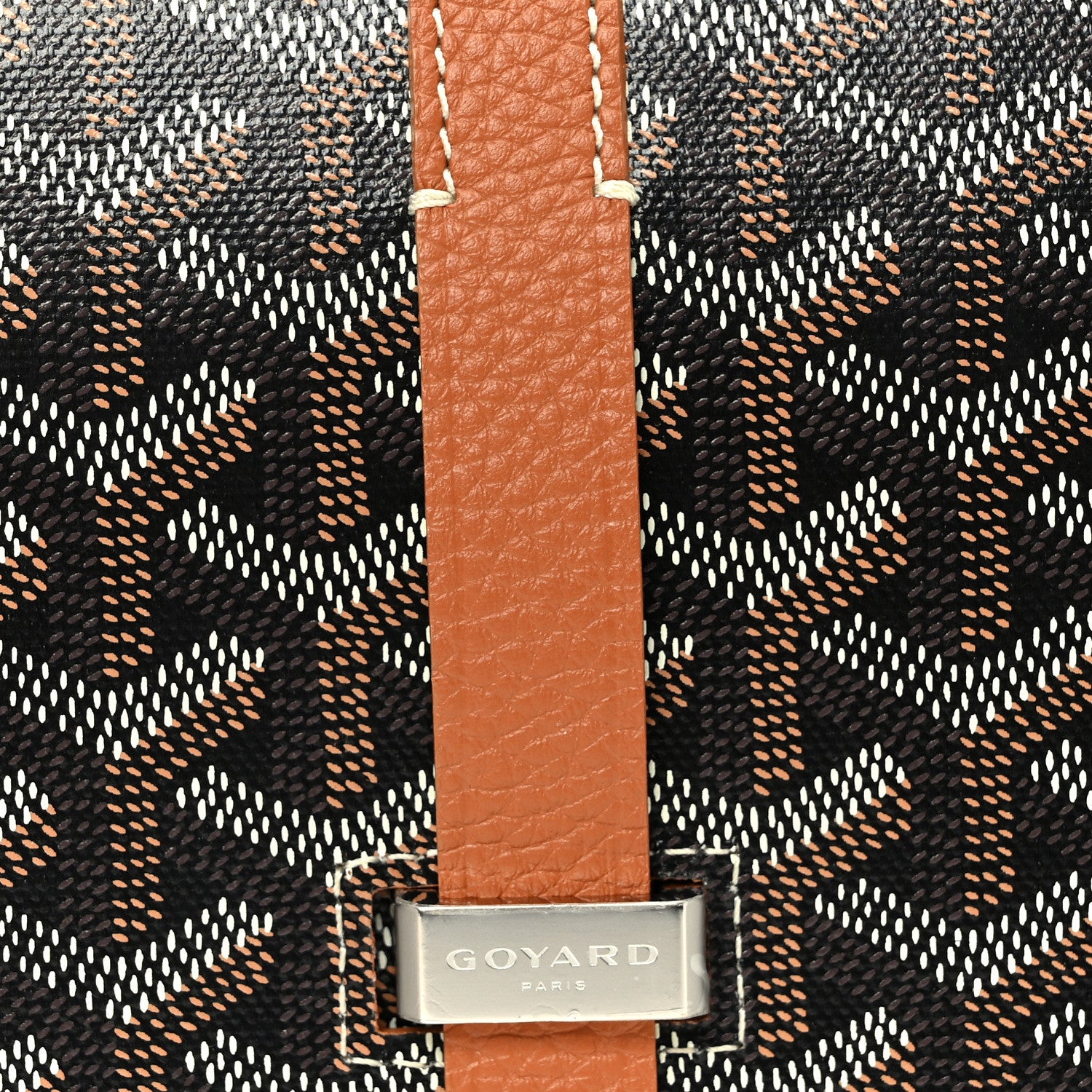 Goyard Goyardine Belvedere II MM Messenger Bag Black Gold 7 of 9