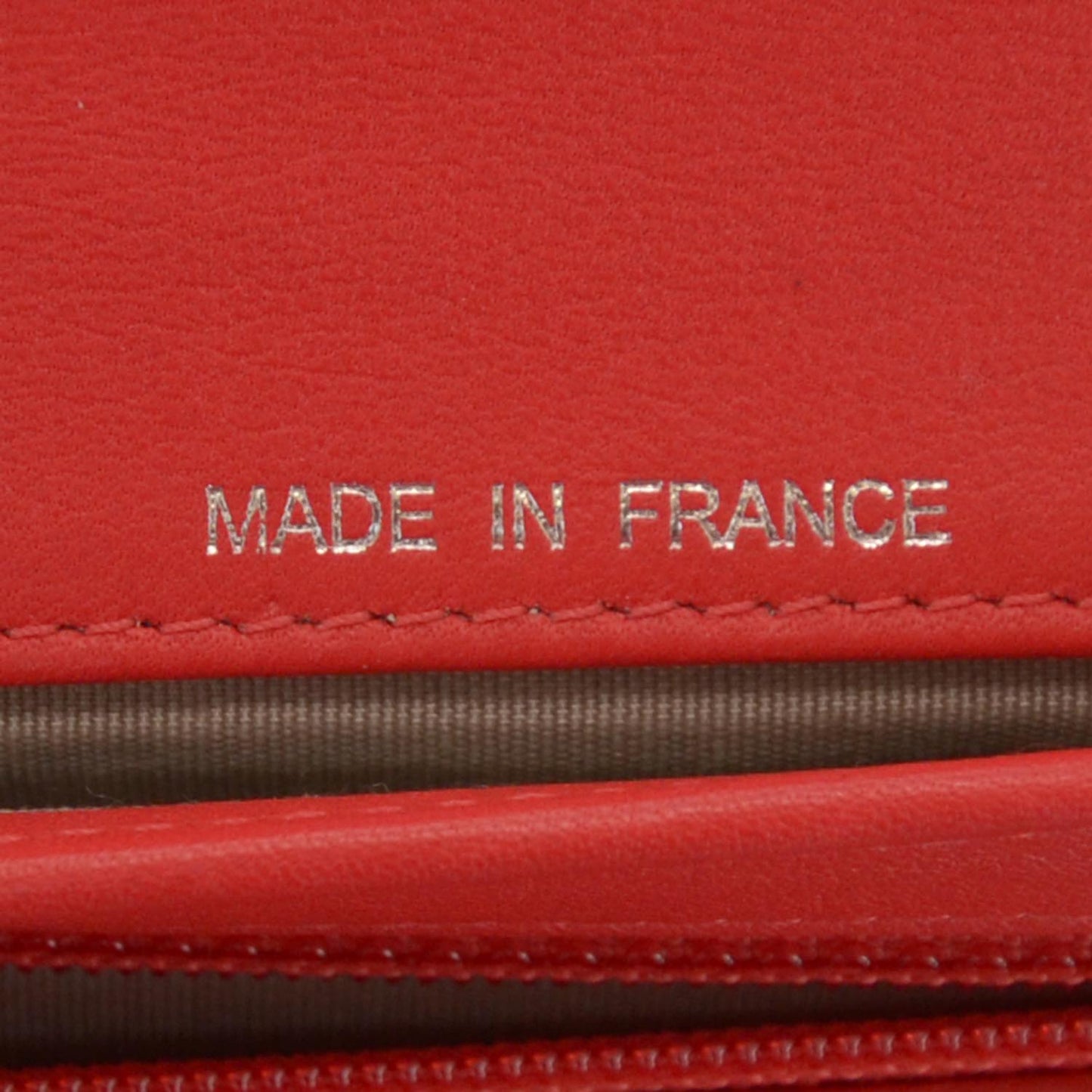 Caviar CC Large Flap Wallet Red